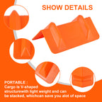 Rigid Deep-V Corner Protector — 10-Pack with Mesh Bag — Orange / Yellow / Red - view 5