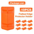 Rigid Deep-V Corner Protector — 10-Pack with Mesh Bag — Orange / Yellow / Red - view 7