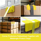 Rigid Deep-V Corner Protector — 10-Pack with Mesh Bag — Orange / Yellow / Red - view 15
