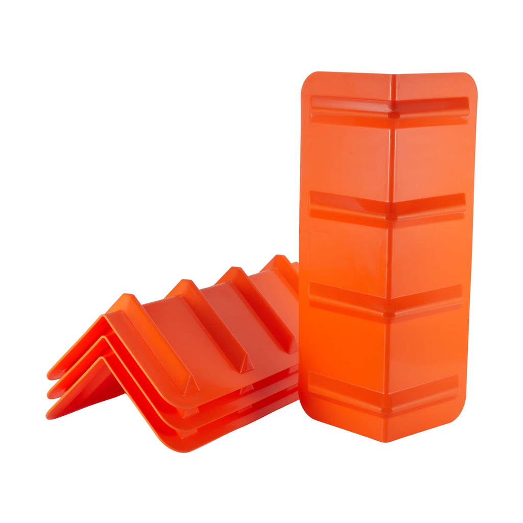 Large Rigid Corner Protector — 4-Pack Orange (PL-CP24)