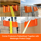 Large Rigid Corner Protector — 4-Pack Orange - view 6