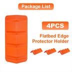 Large Rigid Corner Protector — 4-Pack Orange - view 7