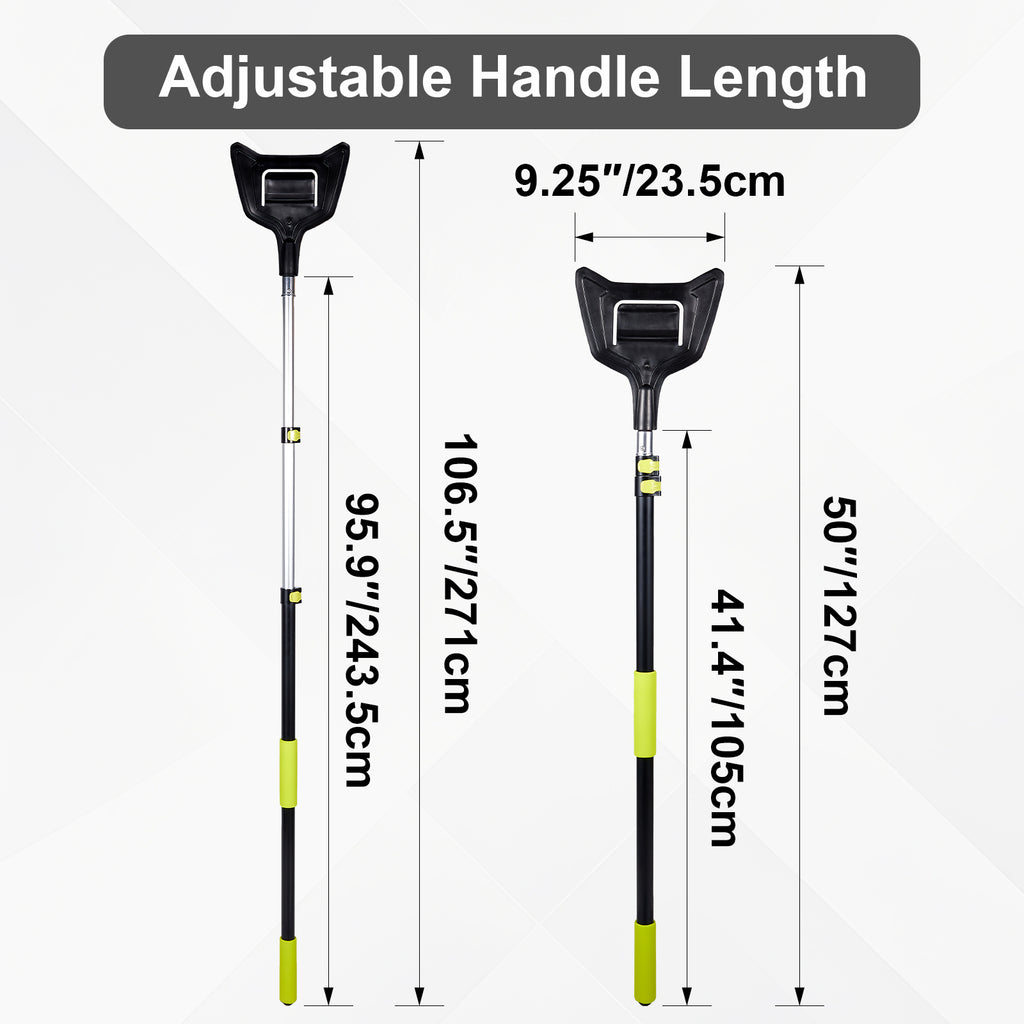 Telescoping Install Pole for Corner Protectors — Black / Green (PL-CPH01)