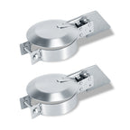 Chrome Exhaust Rain Cap – Spring-Hinge – 4", 5", 6" Diameters