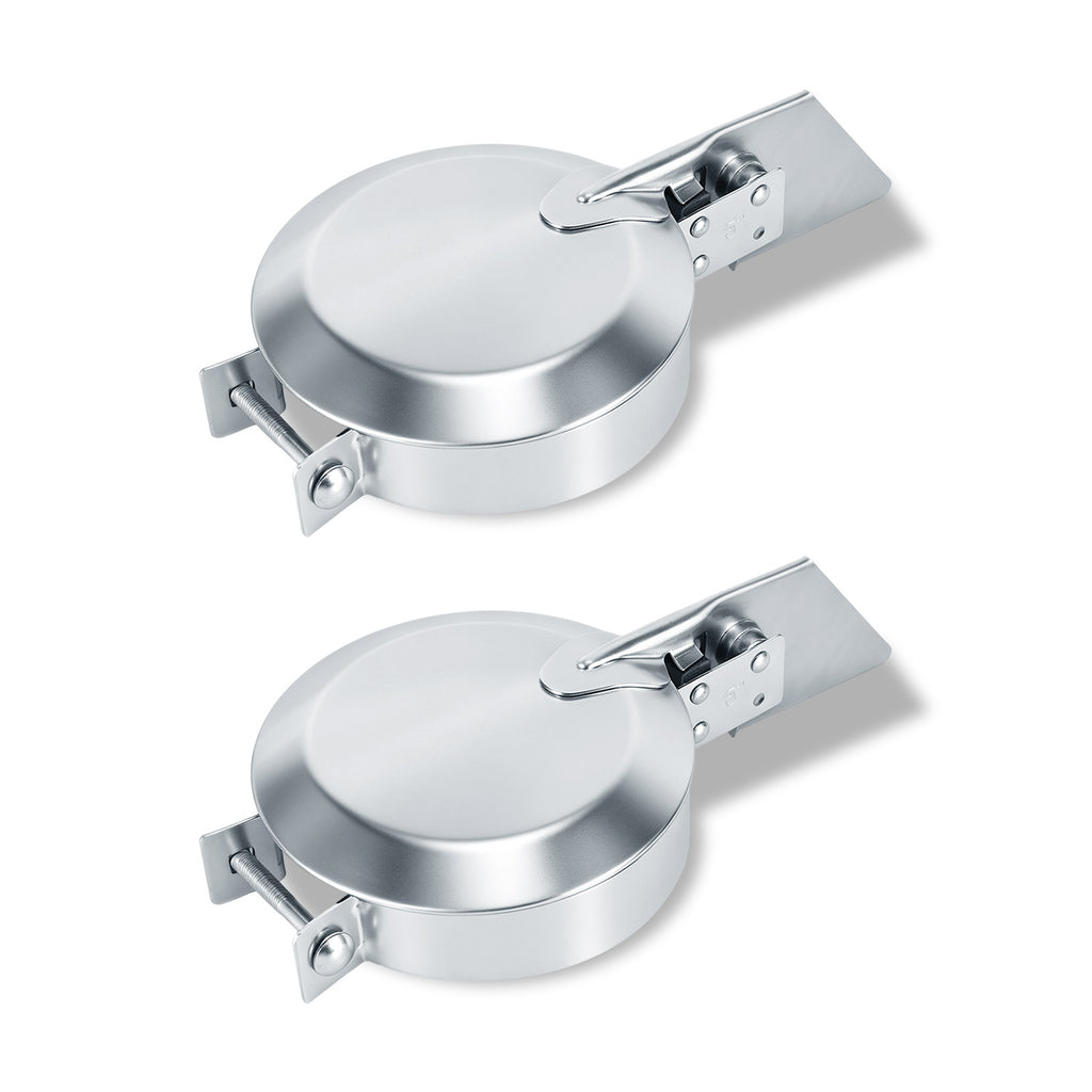 Chrome Exhaust Rain Cap – Spring-Hinge – 4", 5", 6" Diameters