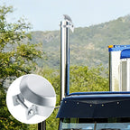 Chrome Exhaust Rain Cap – Spring-Hinge – 4", 5", 6" Diameters - view 10