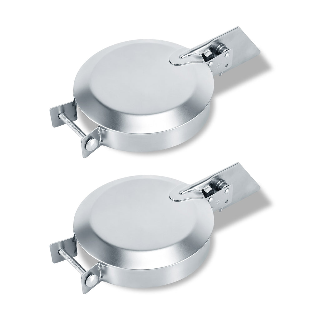 Chrome Exhaust Rain Cap – Spring-Hinge – 4", 5", 6" Diameters