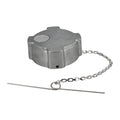 Fuel Tank Cap — Chrome Bolted-Center Design - view 2