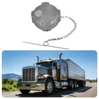 Fuel Tank Cap — Chrome Bolted-Center Design