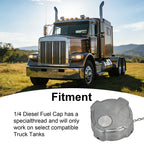 Fuel Tank Cap — Chrome Bolted-Center Design - view 9