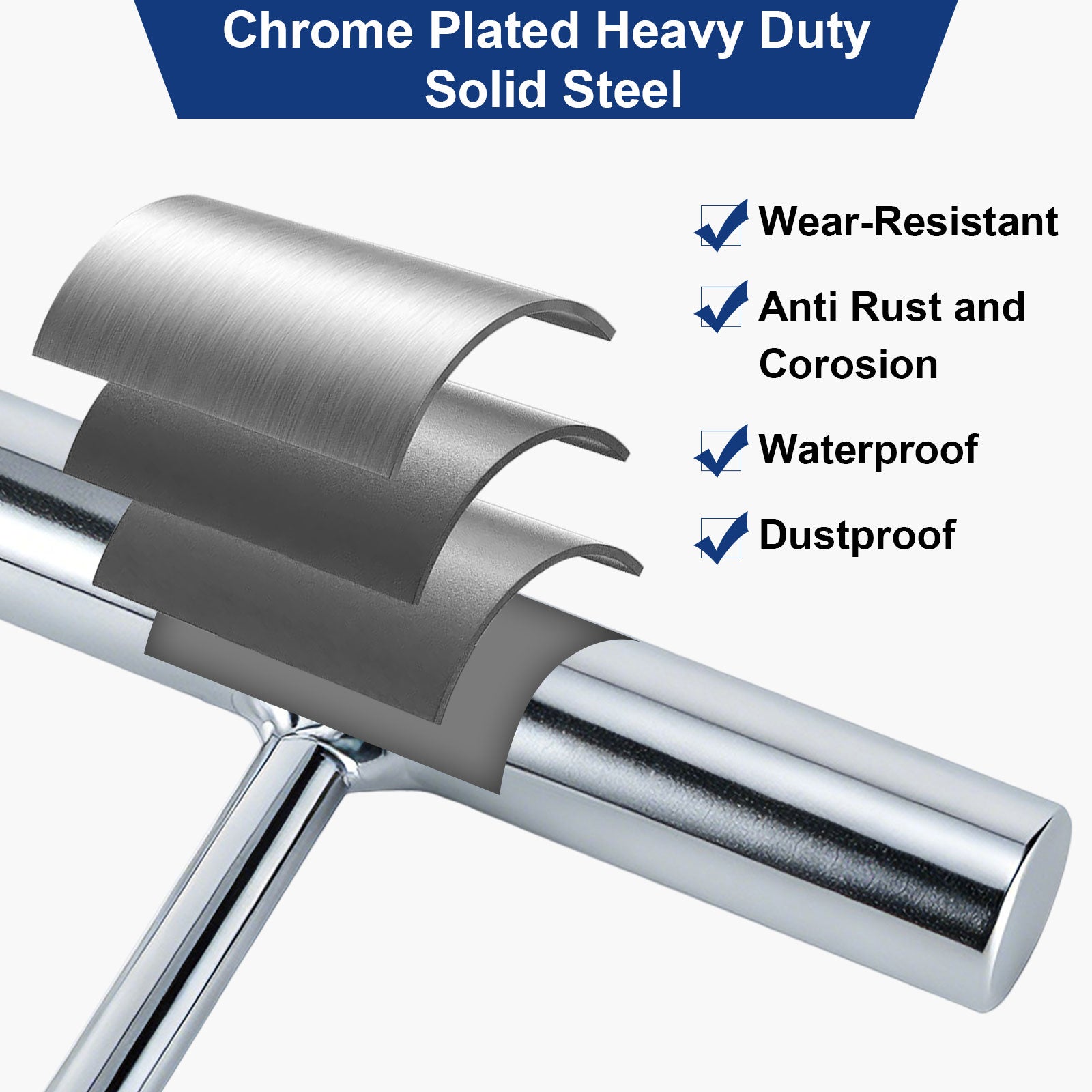 5th Wheel King Pin Puller — T-Handle Chrome (PL-PP136)