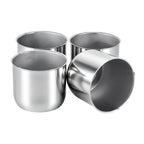 Lug Nut Cover – Dome Cylinder – 3.66" × 4.25" – Stainless / Black - view 3