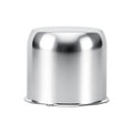Lug Nut Cover – Dome Cylinder – 3.66" × 4.25" – Stainless / Black (LT4)