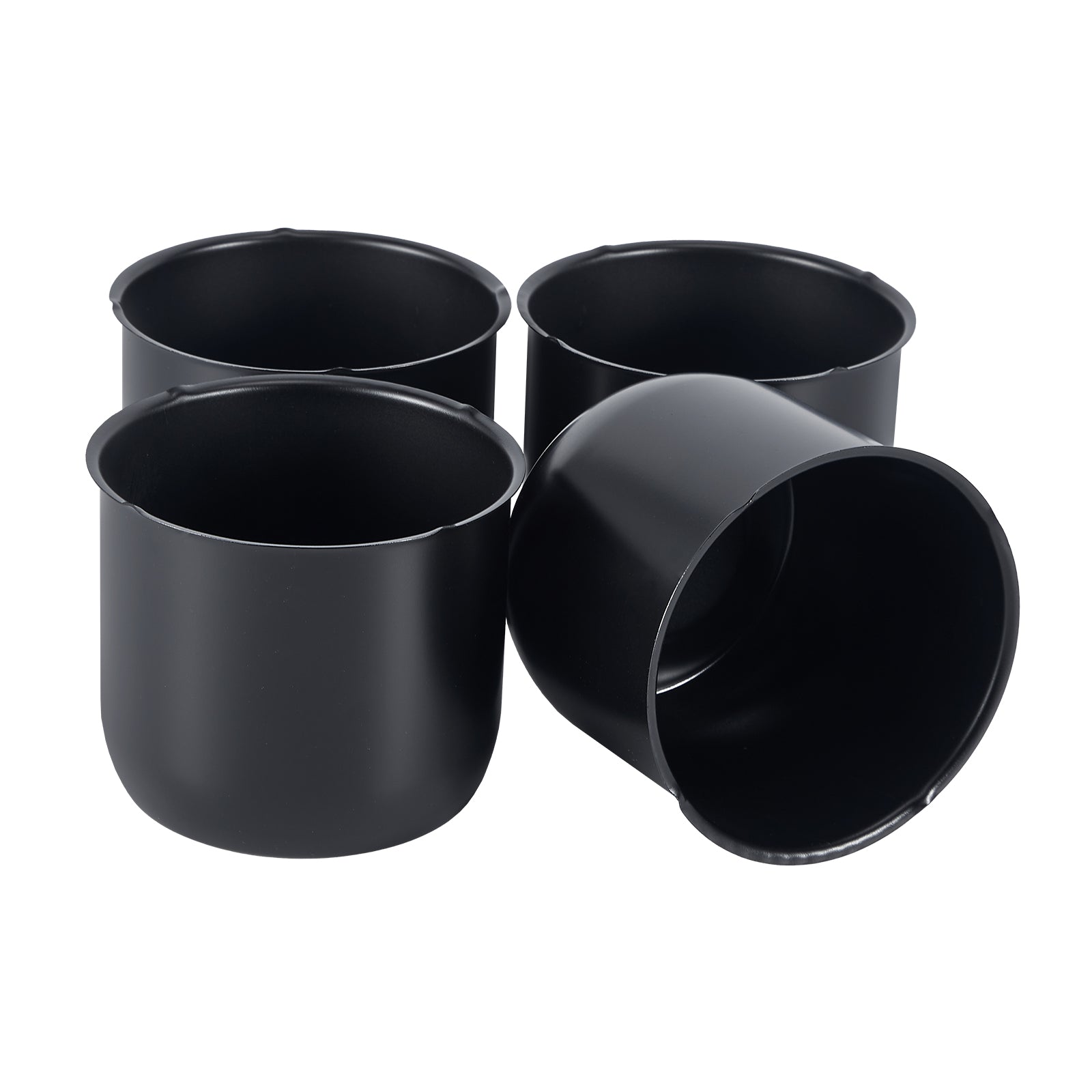 Lug Nut Cover – Dome Cylinder – 3.66" × 4.25" – Stainless / Black (LT4)