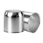 Chrome Lug Nut Cover – Cylindrical Dome – 4.33" × 4.25" - view 3