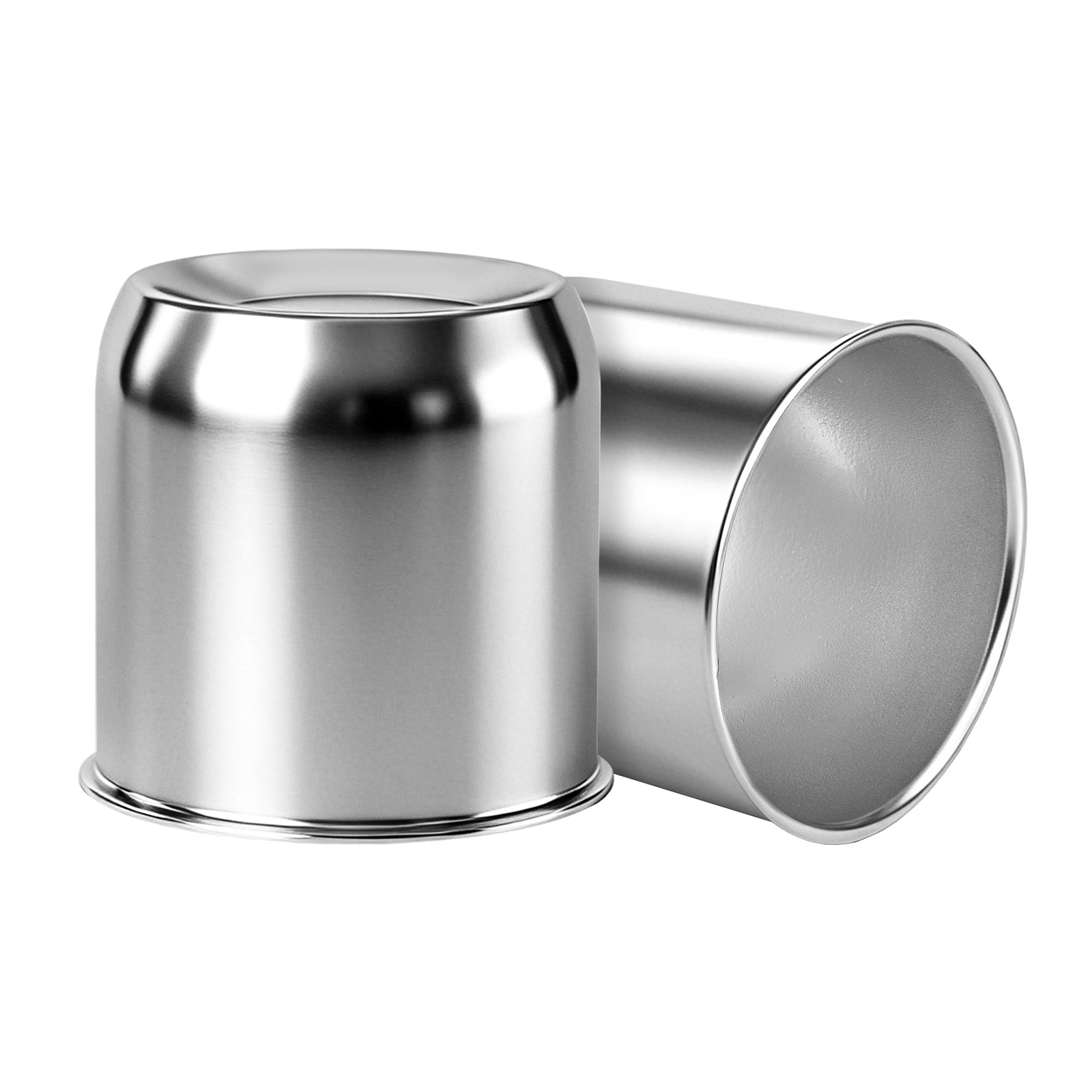 Chrome Lug Nut Cover – Cylindrical Dome – 4.33" × 4.25" (LT10)