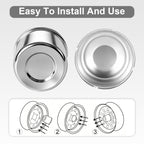 Chrome Lug Nut Cover – Cylindrical Dome – 4.33" × 4.25" - view 9