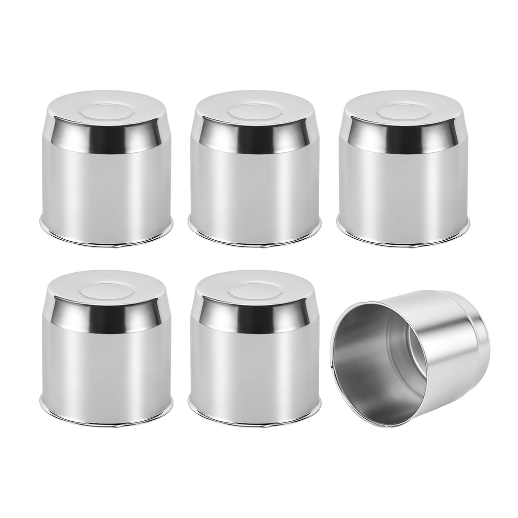 Chrome Lug Nut Cover – Large Dome Cylinder – 5" × 5.15" (LT6)