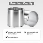 Chrome Lug Nut Cover – Rounded-Top Cylinder – 4.33" × 4.25" - view 6
