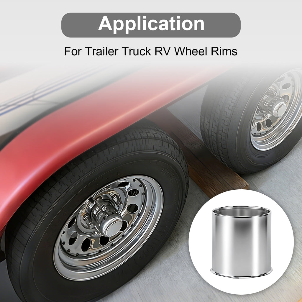 Chrome Lug Nut Cover – Rounded-Top Cylinder – 4.33" × 4.25" (LT2)