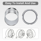 Chrome Lug Nut Cover – Rounded-Top Cylinder – 4.33" × 4.25" - view 9