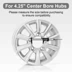 Chrome Lug Nut Cover – Rounded-Top Cylinder – 4.33" × 4.25" - view 10