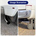 Chrome Bent Exhaust Adapter Tip – 4" Inlet – 5", 6", 7" Outlet - view 16