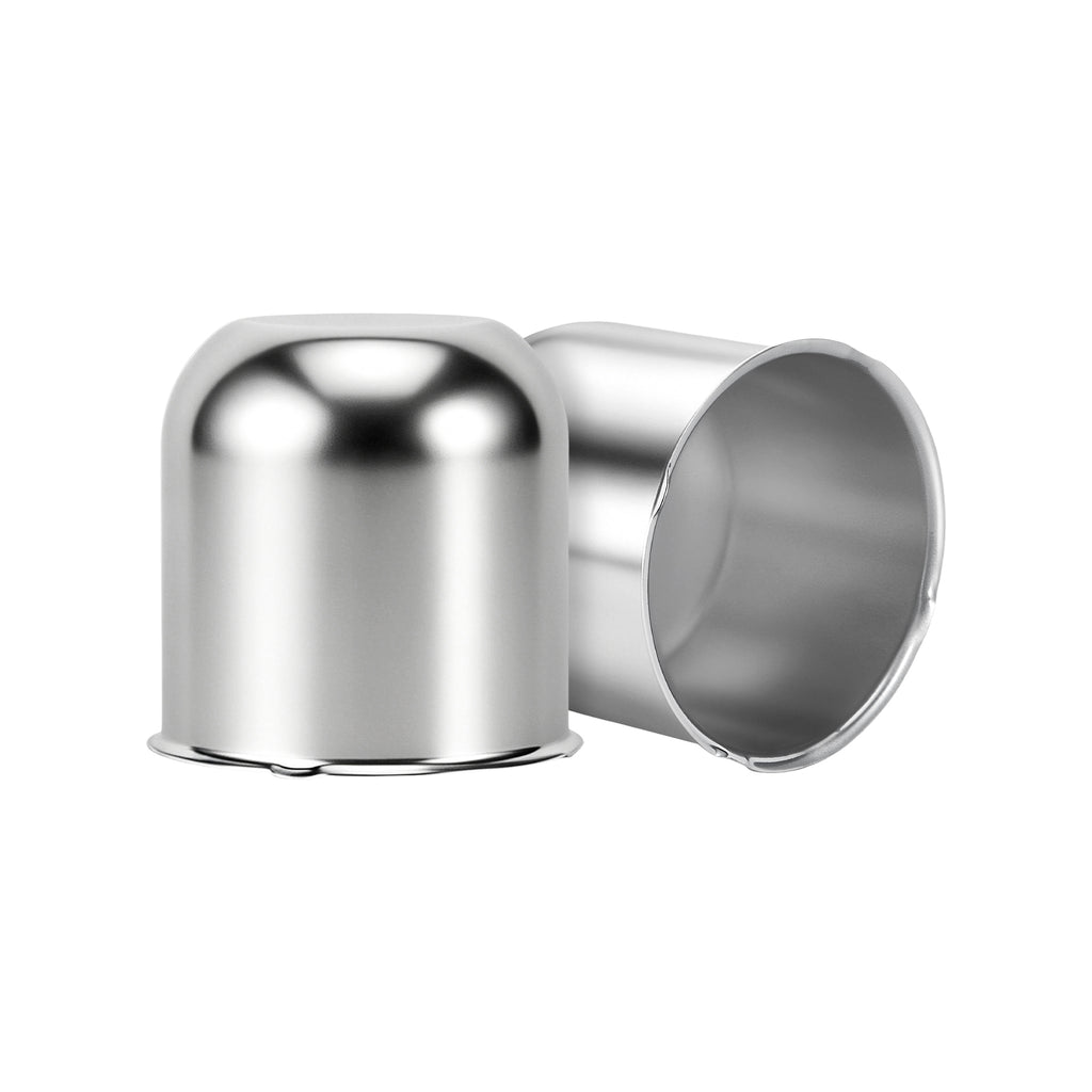 Chrome Lug Nut Cover – Small Tapered Dome – 3.03" × 3.31" (LT1)