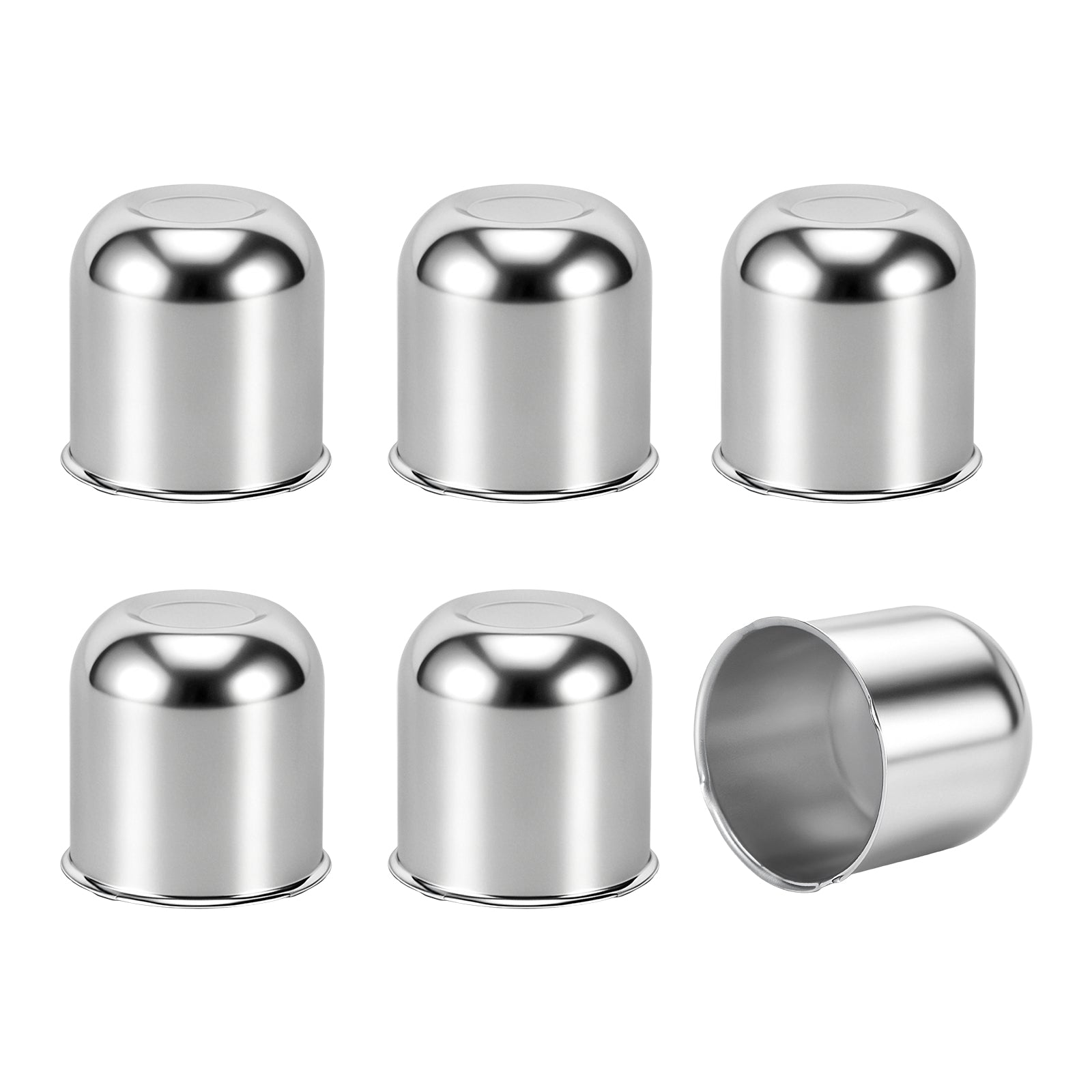 Chrome Lug Nut Cover – Small Tapered Dome – 3.03" × 3.31" (LT1)