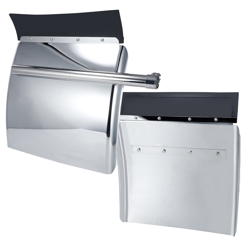 Polished Stainless 24" Quarter Fender – Smooth Face (4001)