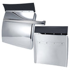 Polished Stainless 24" Quarter Fender – Smooth Face