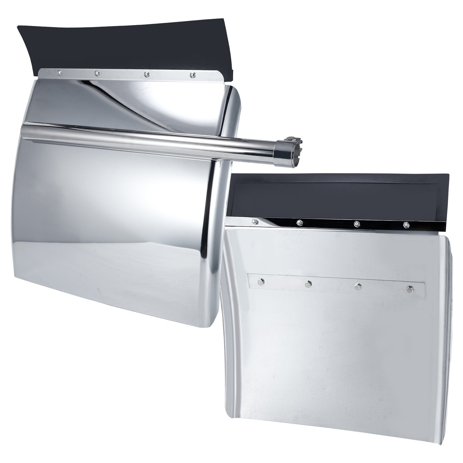 Polished Stainless 24" Quarter Fender – Smooth Face (4001)