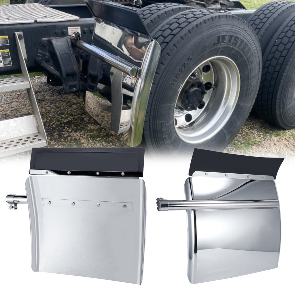 Polished Stainless 24" Quarter Fender – Smooth Face (4001)