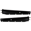 Black Mud Flap Hanger – 30" Straight Tapered, MF10 Rev – Dual Bolt Pitch (646BK)