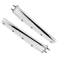 Polished Stainless Mud Flap Hanger – 30" Straight Tapered, MF06 Rev
