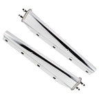 Polished Stainless Mud Flap Hanger – 30" Straight Tapered, MF06 Rev