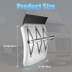Polished Stainless 24" Quarter Fender – X-Lattice Reinforcement - view 3