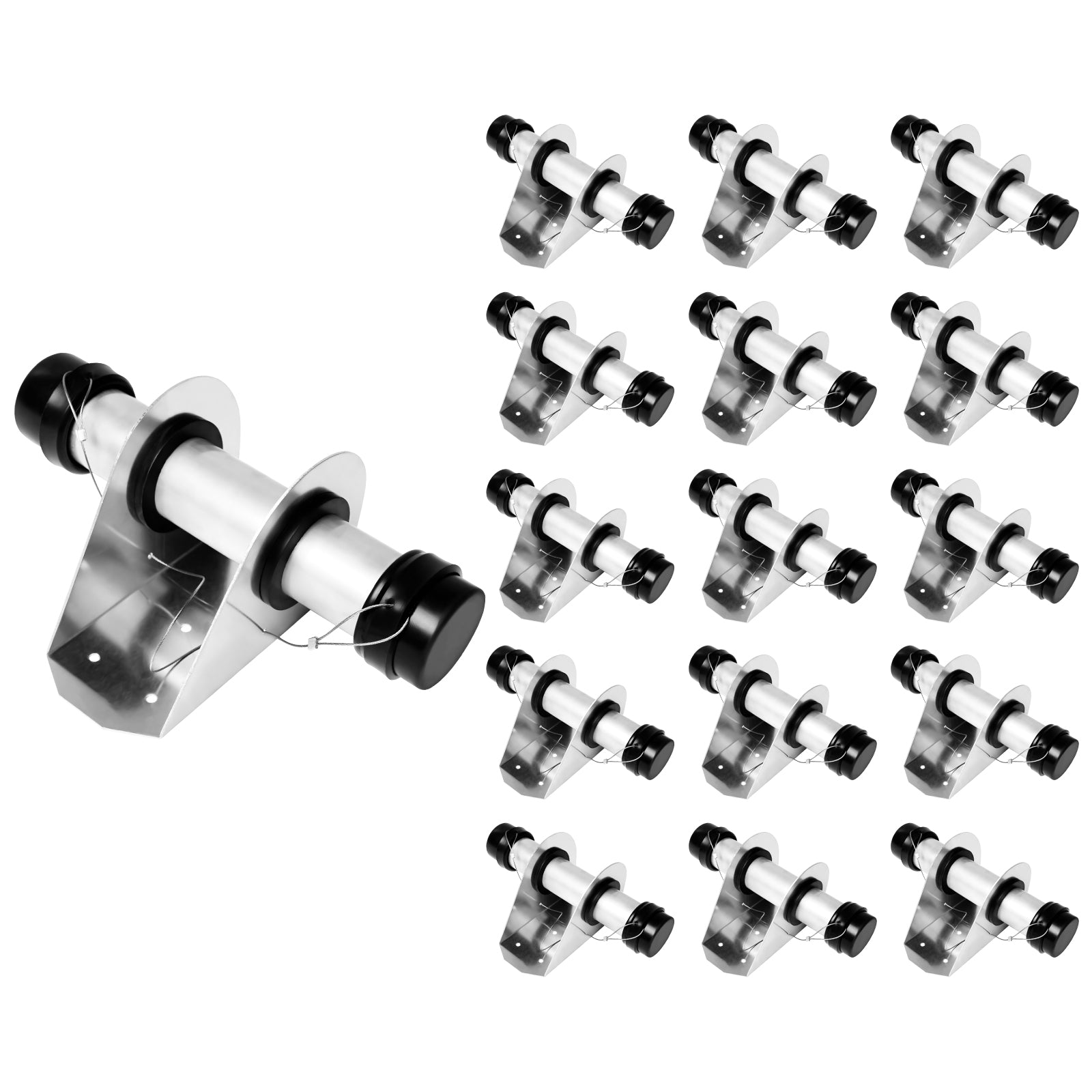 Cab Document Tube — Plastic with Screw Cap — 4 / 8 / 12 / 16 Pack (SL-520110)