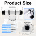 Cab Document Tube — Plastic with Screw Cap — 4 / 8 / 12 / 16 Pack - view 5