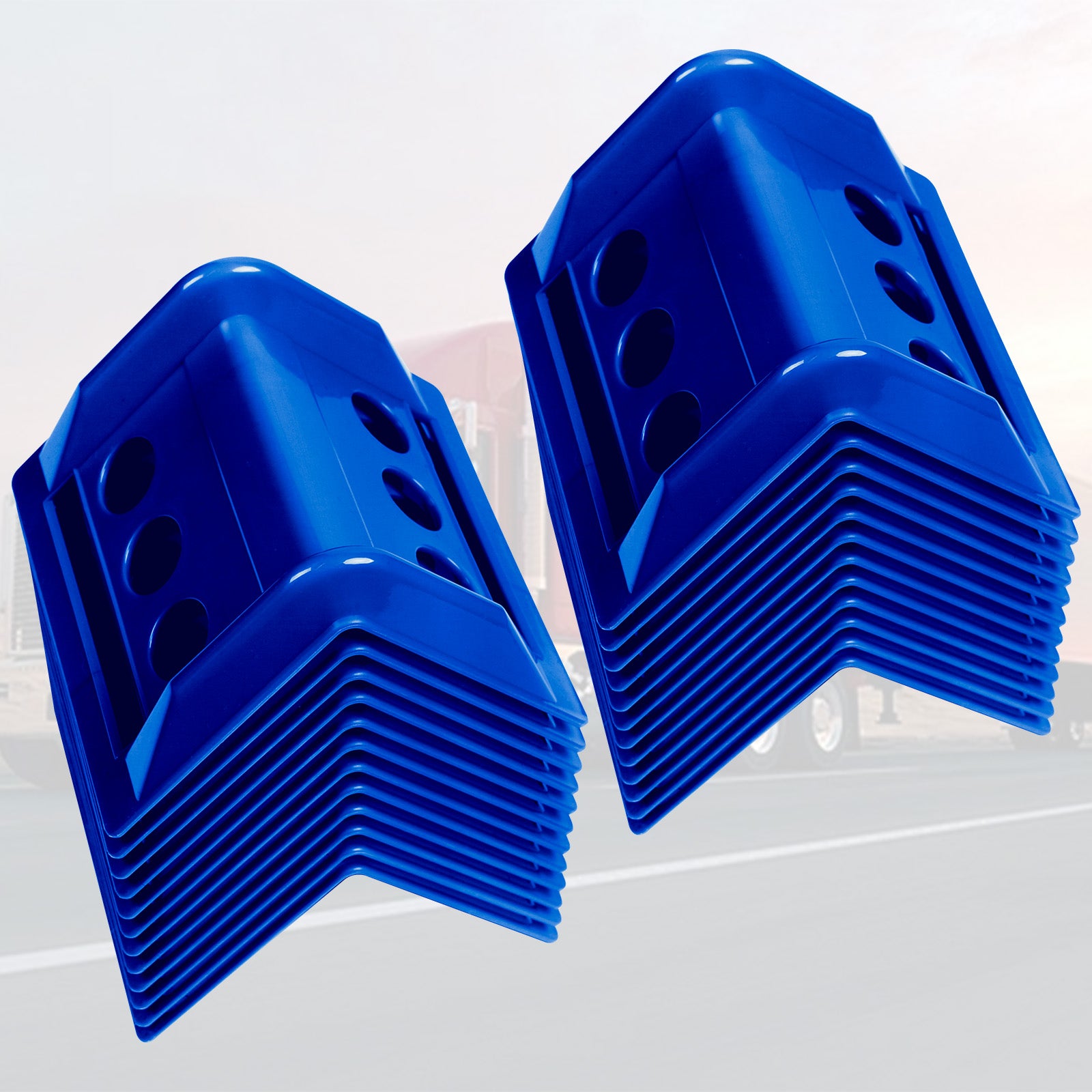 Soft Plastic Corner Protector — 15-Piece Set with Mesh Bag — Yellow / Blue / Black / Orange / Red (SL-CA446)