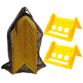 Soft Plastic Corner Protector — 15-Piece Set with Mesh Bag — Yellow / Blue / Black / Orange / Red (SL-CA446)