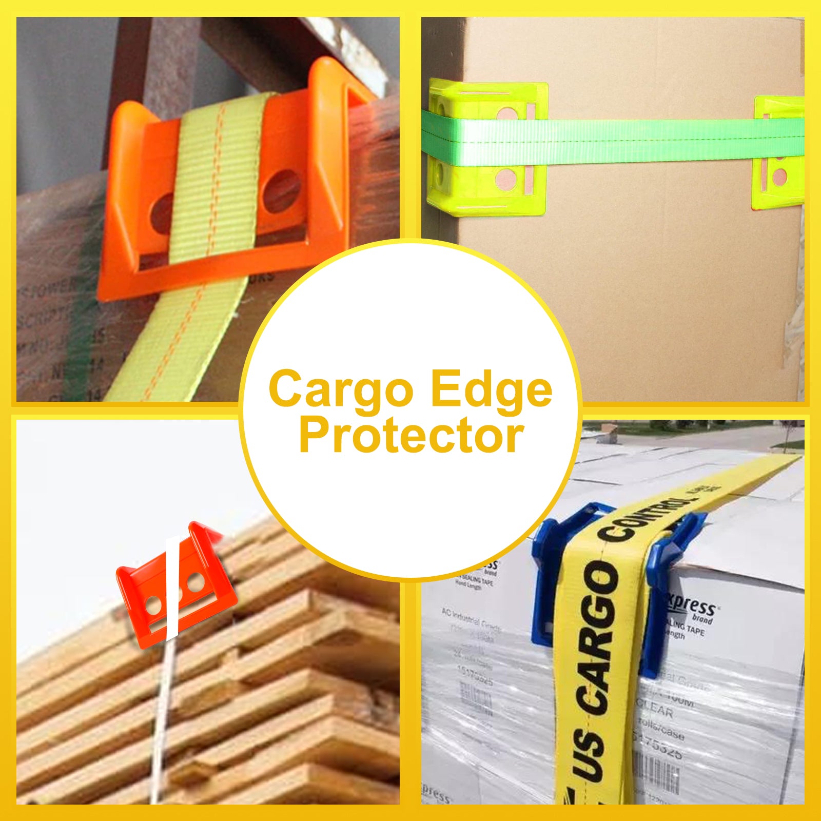 Soft Plastic Corner Protector — 15-Piece Set with Mesh Bag — Yellow / Blue / Black / Orange / Red (SL-CA446)