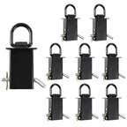 Container D-Ring Tie-Down Anchor — 9-Piece Set — Black or Zinc