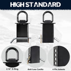 Container D-Ring Tie-Down Anchor — 9-Piece Set — Black or Zinc - view 7