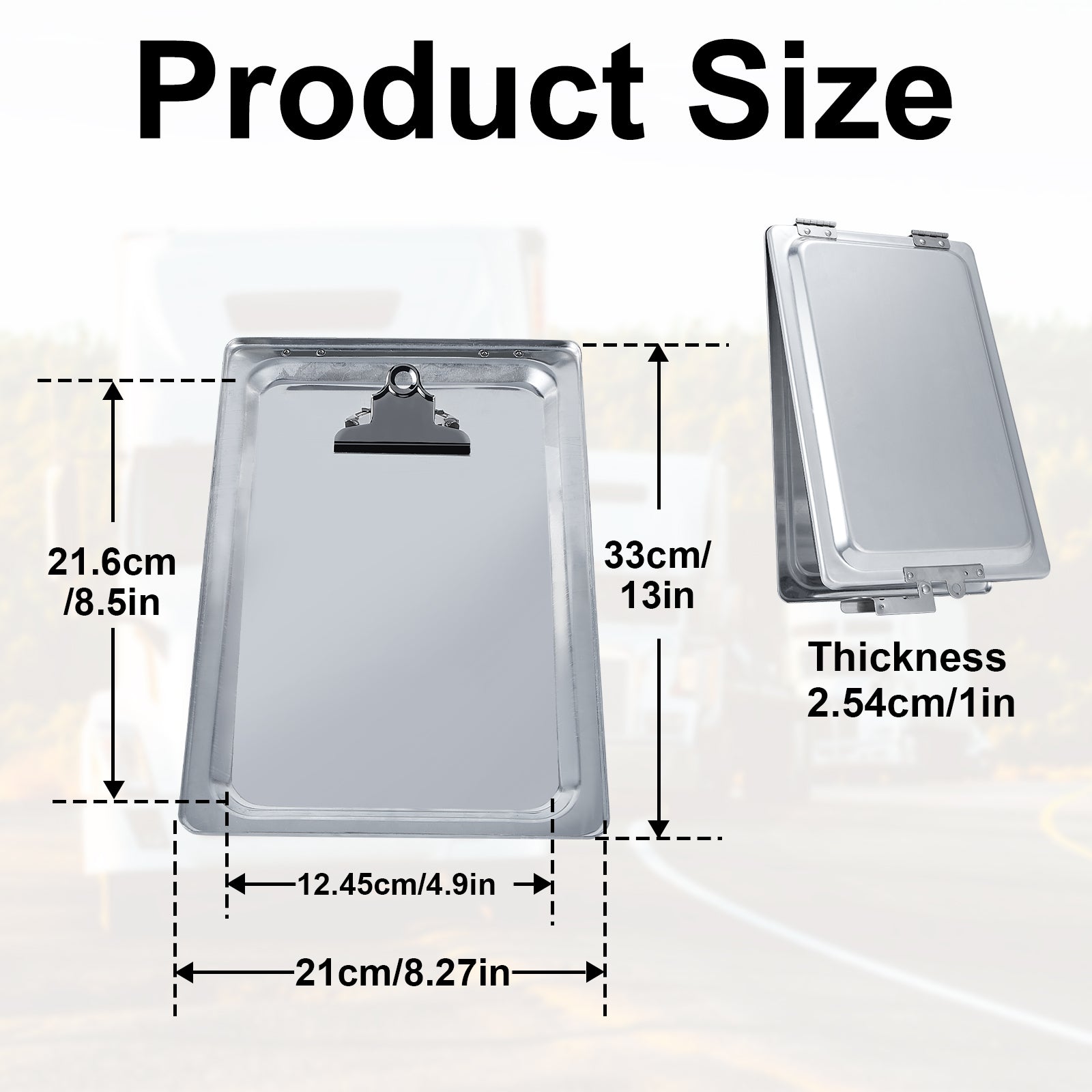 Cab Document Folder — Plastic Portfolio — 1 / 2 / 4 Pack (SL-TDH3)